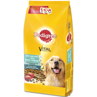 Корм Pedigree с говядиной сухой для взрослых собак, 13кг