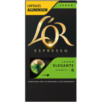 Кофе в капсулах L'or Espresso Lungo Elegante натуральный жареный молотый, 10x5.2г