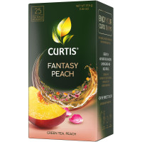 Чай Curtis Fantasy Peach зеленый с добавками, 25x1.5г
