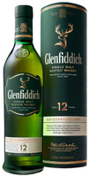 Виски Glenfiddich 12-летний 40% в подарочной упаковке, 750мл