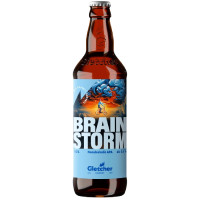 Пиво Brain Storm светлое безалкогольное 0.5%, 500мл