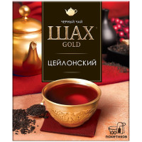 Чай Шах Gold Цейлонский чёрный, 100х2г