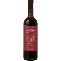 Вино Традиции Абхазии Изабелла Абхазская красное полусладкое, 10.0-12.0%, 750мл