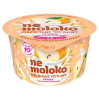 Продукт овсяный Nemoloko Yogurt груша-овсяные хлопья обогащённый для детского питания, 130г