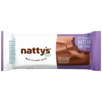 Батончик Nattys&Go Brownie шоколадный с арахисовой пастой и какао, 45гр