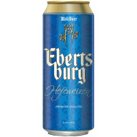 Пиво Ebertsburg Hefeweizen светлое пшеничное нефильтрованное, 24х500мл