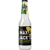 Напиток пивной Max&Jack’s лимон-мята осветлённый нефильтрованный пастеризованный 4.7%, 450мл