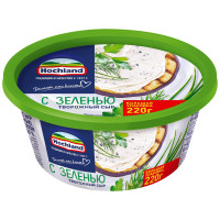 Сыр творожный Hochland с зеленью 60%, 220г