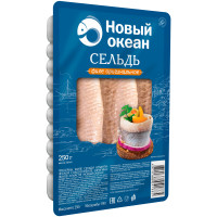 Сельдь оригинальное филе Новый Океан, 250г Сельдь оригинальное филе Новый Океан, 250г
