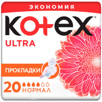 Прокладки Kotex Ultra dry нормал, 20шт