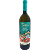 Вино Волшебный Тбилиси Алазанская Долина ординарное сортовое белое полусладкое, 750мл