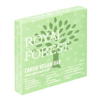 Кэроб Royal Forest Carob Vegan Bar обжаренный, 75г