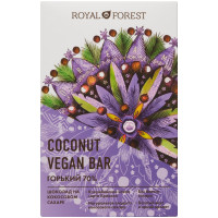 Шоколад горький Royal Forest Vegan Coconut Bar 70%, 50г