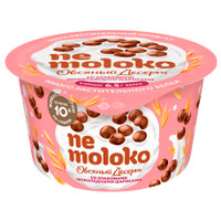 Десерт овсяный Nemoloko Со злаковыми шариками в шоколаде обогащённый для детского питания, 130г