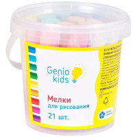 Мелки для рисования Genio Kids-ArtT, 21 шт