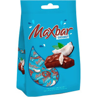 Конфеты Maxbar с нежной мякотью кокоса и молочным шоколадом, 142г