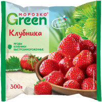 Клубника Морозко Green замороженная, 300г