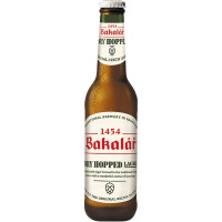 Пиво Bakalar светлое фильтрованное пастеризованное 5.2%, 330мл