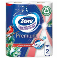 Полотенца бумажные Zewa Premium 2 слоя, 2шт