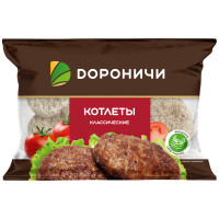 Котлеты из мяса птицы Дороничи Классические замороженные, 420г