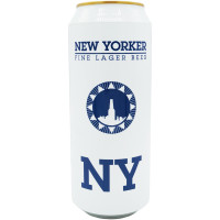 Пиво New Yorker Лагер светлое фильтрованное, 500мл