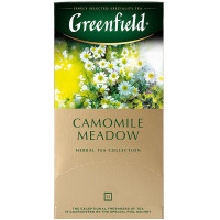 Чай Greenfield Camomile Meadow травяной в пакетиках, 25х1.5г