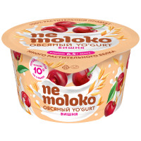Продукт овсяный Nemoloko Yogurt вишня обогащённый для детского питания, 130г