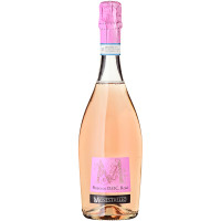 Вино игристое Менестрелло Просекко Розе розовое сухое, 750мл