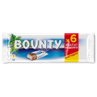 Конфета Bounty с нежной мякотью кокоса в молочном шоколаде, 165г