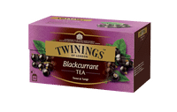 Чай Twinings чёрный байховый с ароматом и кусочками чёрной смородины в пакетиках, 25х2г