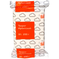 Творог Ирбитское классический 9%, 200г