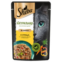 Влажный корм Sheba Nature's Collection для кошек с курицей и паприкой, 75г