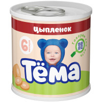 Пюре Тёма из цыплёнка с 6 месяцев, 90г