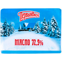 Масло сливочное Первый Вкус Крестьянское 72.5%, 180г