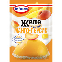 Желе Dr.Bakers сухое со вкусом манго-персик и йогурта, 33г