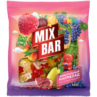 Мармелад жевательный Mixbar Весёлые Мишки, 140г