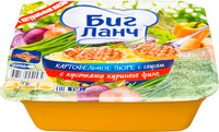 Пюре Биг Ланч картофельное с кусочками куриного филе, 110г