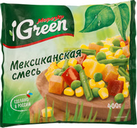 Смесь овощная Морозко Green Мексиканская быстрозамороженная, 400г