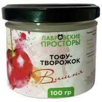 Тофу-творожок Лавровские Просторы Вишня, 100г