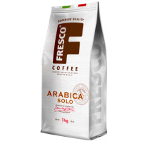 Кофе Fresco Arabica Solo натуральный жареный в зернах, 1000г