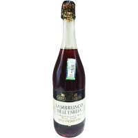 Вино игристое Antiche Vigne Ducali Ламбруско Эмилия Амабиле розовое полусладкое 8%, 750мл