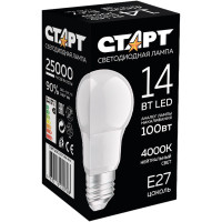Лампа Старт LEDGLS E27 светодиодная 14W 40 X
