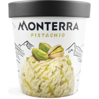Мороженое пломбир Monterra Pistachio фисташки-фисташковый соус 12%, 287г