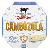 Сыр White Cheese From Zhukovka Cambozola с голубой плесенью 50%, 125г