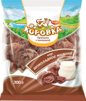 Пряники Коровка с начинкой шоколадное молоко, 300г