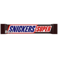 Батончик шоколадный Snickers Супер из нуги карамели и арахиса, 80г