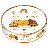 Печенье Santa Bakery Assorted Biscuits Chocolate-Nut сдобное, 170г