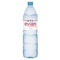 Вода Evian минеральная столовая негазированная, 1.5л