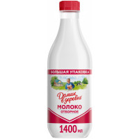 Молоко пастеризованное Домик в деревне 3.7%, 1.4л