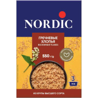 Хлопья гречневые Nordic, 550г